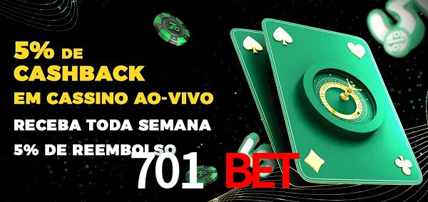 Promoções do cassino ao Vivo 701 bet